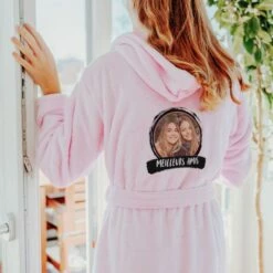 Peignoir Personnalisé Avec Photo Et Texte