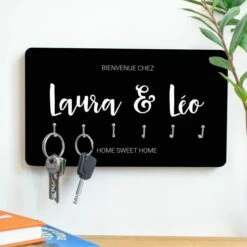 Porte-clés Mural Personnalisé Avec Nom