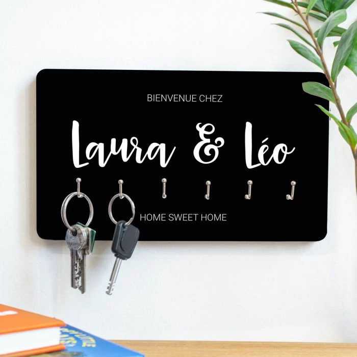 Porte-clés Mural Personnalisé Avec Nom