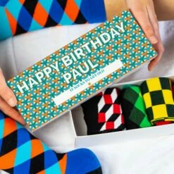 Boîte à Chaussettes Avec Texte