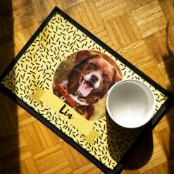 Tapis Pour Animal De Compagnie Avec Photo Et Texte