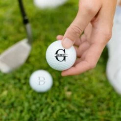 Balles De Golf Personnalisées Avec Monogramme
