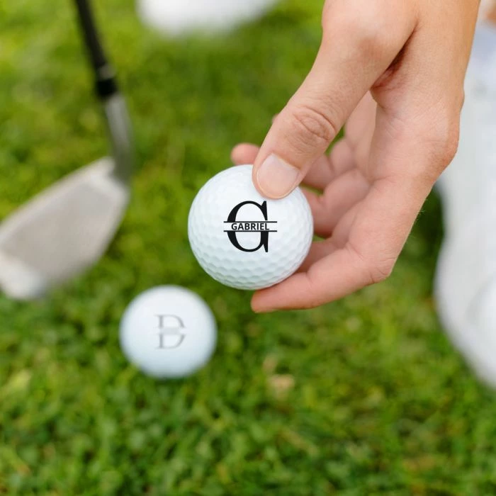 Balles De Golf Personnalisées Avec Monogramme