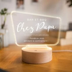 Lampe LED Personnalisée Design Enseigne Rétro