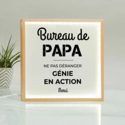 Light Box Cadre Lumineux Personnalisé Avec 6 Lignes