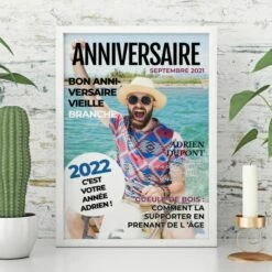 Poster Personnalisé - Couverture De Magazine