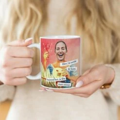 Mug Personnalisé Avec Visage Design Rétro