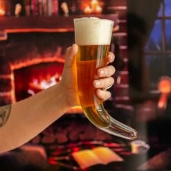 Corne à Boire Viking En Verre