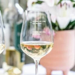Verre à Vin Personnalisé Avec Nom